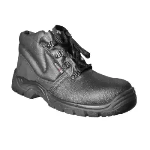 Image of Warrior Mens Steel Toe Chukka Boots (7 UK) (Black)