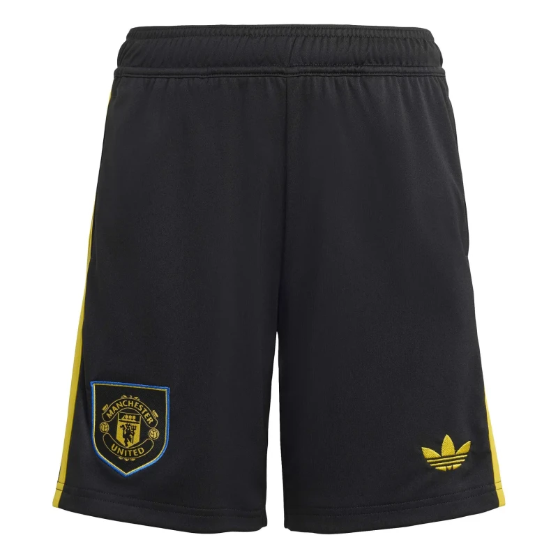 Image of Adidas Manchester United Third Child Kit 2025/26 Noir Unisex 11/12 ans JP3052