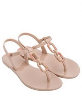 Image of Zaxy Infinity Links Flat Sandals - Blush