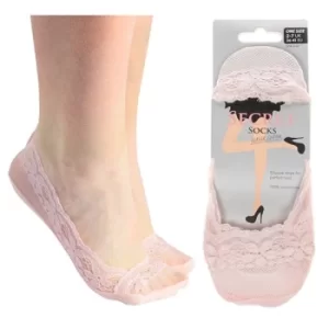 Image of Secret Socks Lace Pink