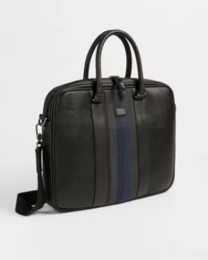 Image of Ted Baker Stripe-trimmed Briefcase