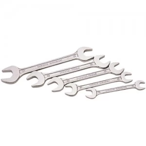Image of Draper 5 Piece Metric Open End Spanner Set