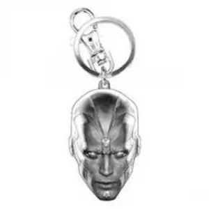 Image of Marvel Avengers 2 Vision Head Pewter Keyring