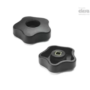 Image of ELESA Shortened lobe knob-VCRT.63 N-6x6
