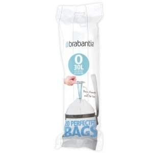 Image of Brabantia PerfectFit Code Q 30L Bin Bags - Pack of 20