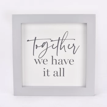 Image of Moments Wall Plaque - Together 22cm