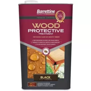 Image of Barrettine Nourish & Protect Wood Protective Treatment Black 5L