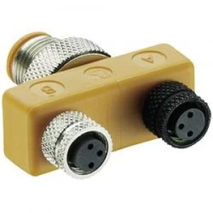 Image of Sensor actuator box passive ASBS T splitter ASBS 2 M8 11124