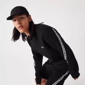 Image of Mens Lacoste Classic Fit Branded Sweatshirt Size 4 - M Black