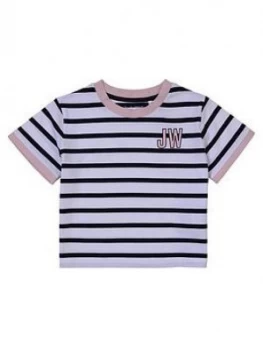 Image of Jack Wills Girls Stripe Ringer T-Shirt