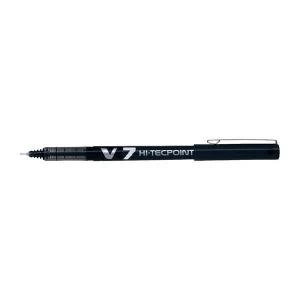 Image of Pilot V7 Rollerball Pen 0.7mm Needle Tip 0.5mm Line Black Pack of 12