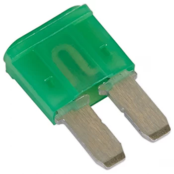 Image of Sealey M2BF30 Automotive MICRO II Blade Fuse 30A - Pack of 50