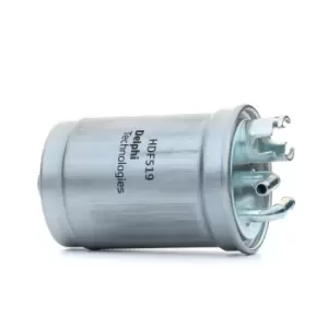 Image of DELPHI Fuel Filter VW,FORD,SEAT HDF519 1118642,1120221,1120224 1131927,1482619,XM219A011AA,XM219A011AB,XM219A011AC,YM219155DA,7M0127401A,7M0127401B