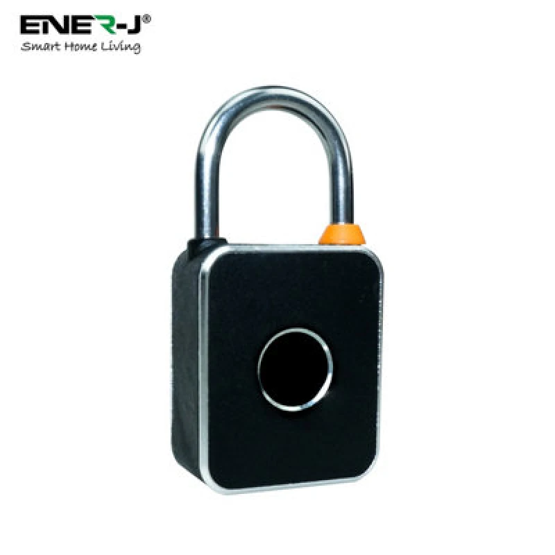 Image of Ener-J Smart Padlock, Works With Fingerprint, Passcodes, App Control (Bluetooth), Ip65