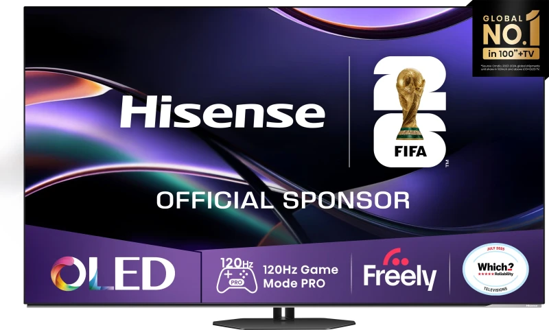 Image of Hisense A85Q 55" 4K Ultra HD OLED Smart Freely TV - 55A85QTUK