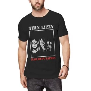 Image of Thin Lizzy - Bad Reputation Unisex Medium T-Shirt - Black