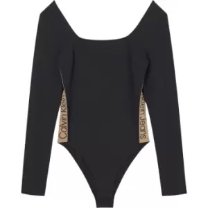 Image of Calvin Klein Jeans Logo Tape Milano Body - Black