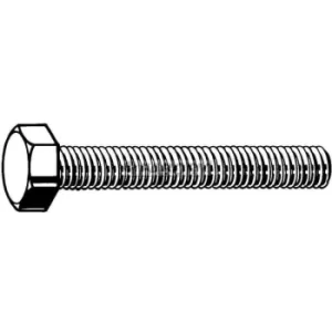 Image of Qualfast M12X60 Hex Head Set Screw H/D Galvanised (GR-8.8)- you get 5