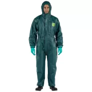 Image of Ansell - 4000 Ultrasonically Welded & Taped - Model 111 SIZE 4XL Protective Suits - Green