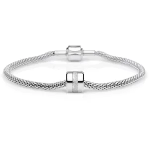 Image of Ladies Bering White Steel Bracelet