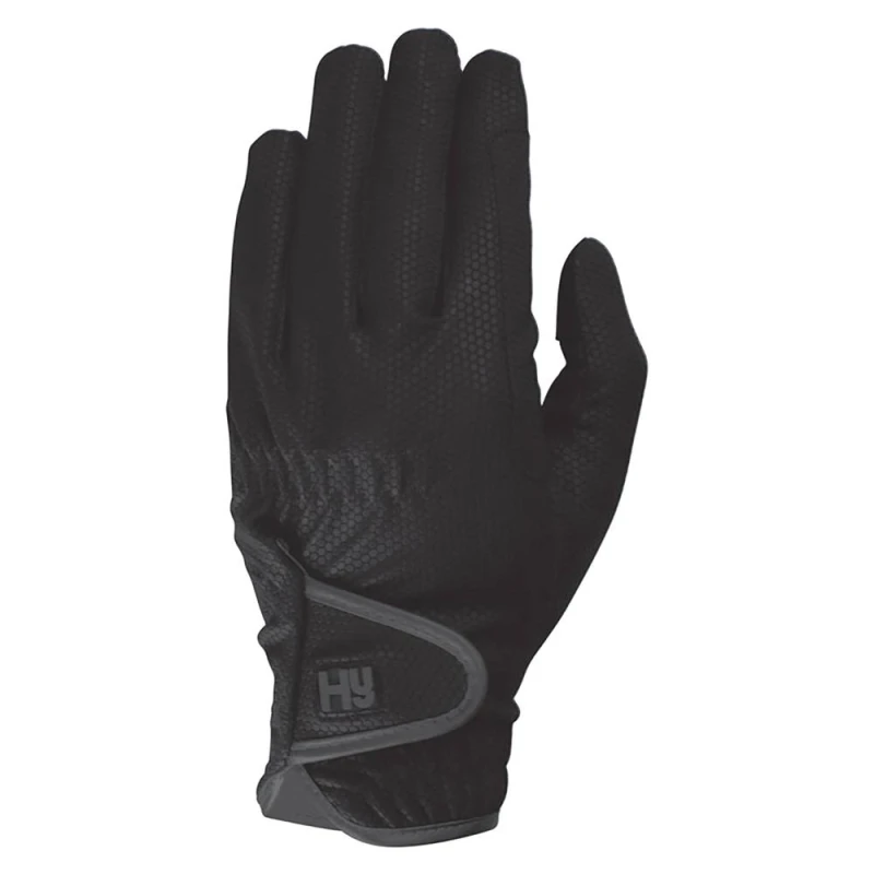 Image of Hy5 Unisex Cottenham Elite Riding Gloves Black (Xs)