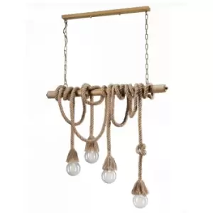Image of Corda-Mauli Pendant Ceiling Light, Rope Design