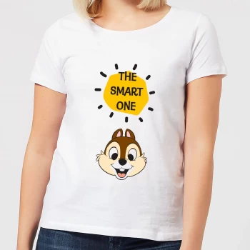 Image of Disney Chip 'N' Dale The Smart One Womens T-Shirt - White - L