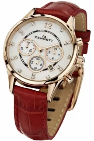 Image of Ladies Kennett Lady Savro Chronograph Watch LWSAVWHGOLRD