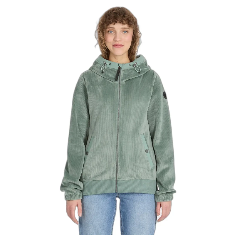 Image of Ragwear Womens zip-up hoodie Ragwear Cousy Bonded Vert Female XL