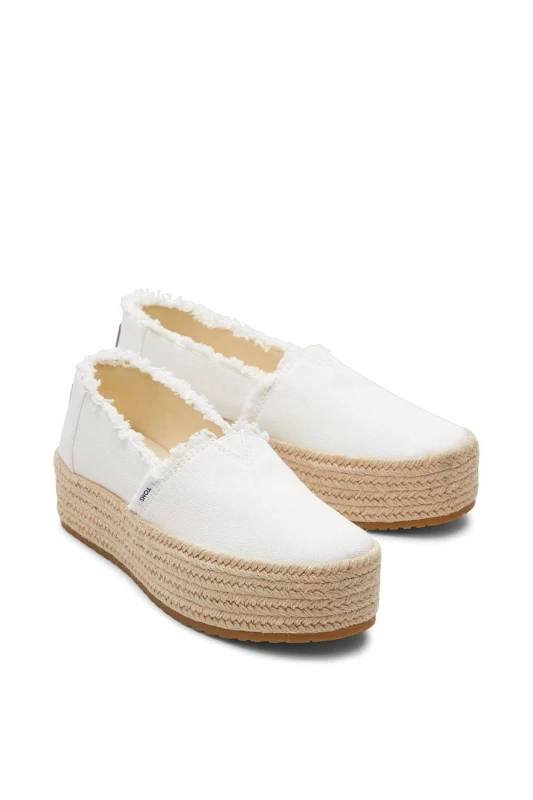 Image of Toms Womens Valencia Platform Espadrille Flats