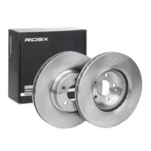 Image of RIDEX Brake disc 82B0720 Brake rotor,Brake discs MERCEDES-BENZ,E-Klasse Limousine (W211),E-Klasse T-modell (S211),GLK (X204),CLS (C219)