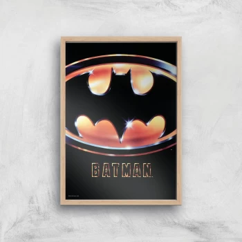 Image of Batman 89 Giclee Art Print - A3 - Wooden Frame