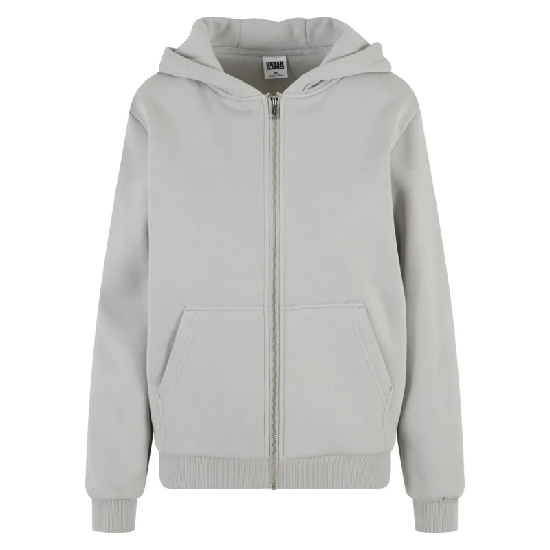 Image of Urban Classics Womens zip-up hoodie Urban Classics Gris Female M