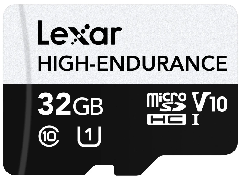 Image of Lexar High-Endurance 32GB MicroSDHC UHS-I Class 10 LMSHGED032G-BCNNG