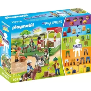 Image of Playmobil 70978 My Figures: Horse Ranch