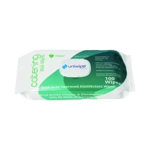 Image of Uniwipe Catering Sanitising Midi Wipes Pack of 100 1031 UW47080