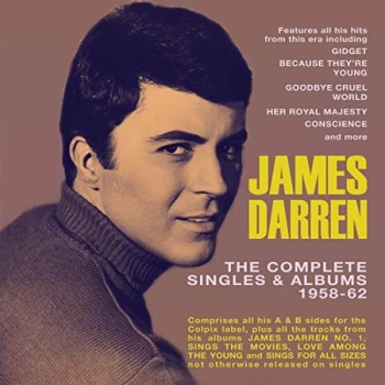 Image of James Darren - The Complete Singles & Albums 1958-62 CD