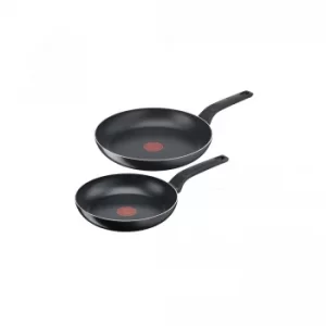 Image of Tefal Easy Cook and Clean Twin Pack 24 and 28cm Frying Pans