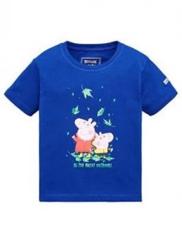 Image of Regatta Peppa Short Sleeve T-Shirt - Navy, Size 18-24 Months, Women
