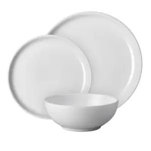Image of Elements Stone White 12 Piece Tableware Set