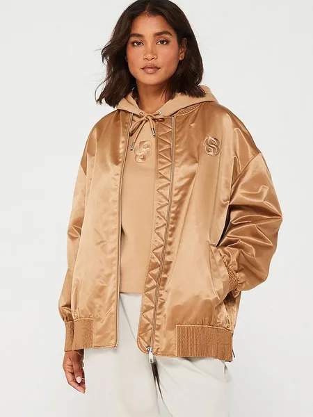 Image of BOSS Palberta 10260069 01 Bomber Jackets - Midweight 8 (S)(36) Beige 68717704310