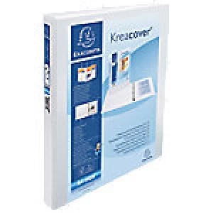 Image of Exacompta Ring Binder 4 ring 25mm Polypropylene A4 White
