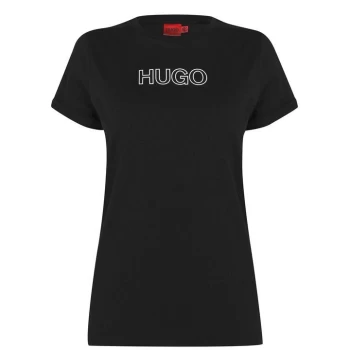 Image of Hugo The Slim T Shirt - Black