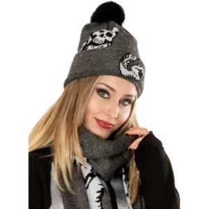 Image of The Dark Arts Grey Marl Snake Harry Potter Beanie One Size