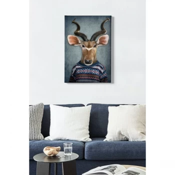 Image of Kanvas Tablo (50 x 70) - 69 Multicolor Decorative Canvas Painting