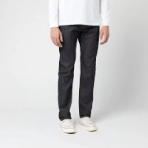 Image of Edwin Mens Ed-55 Yoshiko Left Hand Denim Regular Tapered Jeans - Blue Unwashed - W30/L32