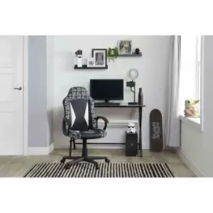 Image of Disney Birlea Storm Trooper Patterned Chair Black And White