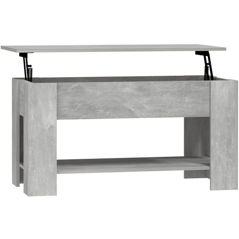 Image of VIDAXL Coffee Table Concrete Grey 101x49x52cm Engineered Wood Vidaxl 8720286971284