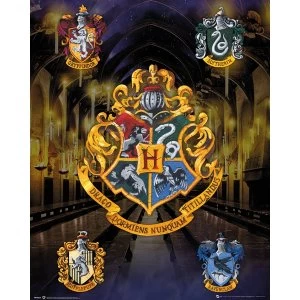 Image of Harry Potter House Crests Mini Poster