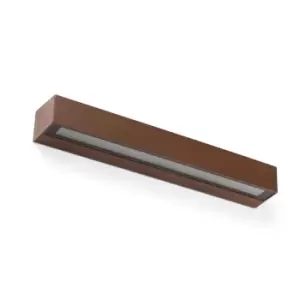 Image of Doro-28 Integrated LED Up Down Lighter Outdoor Wall Light Brown, 3000K, IP65